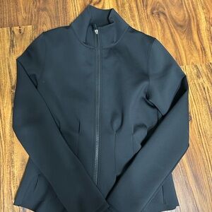 Black Women’s Zip-Front Jacket